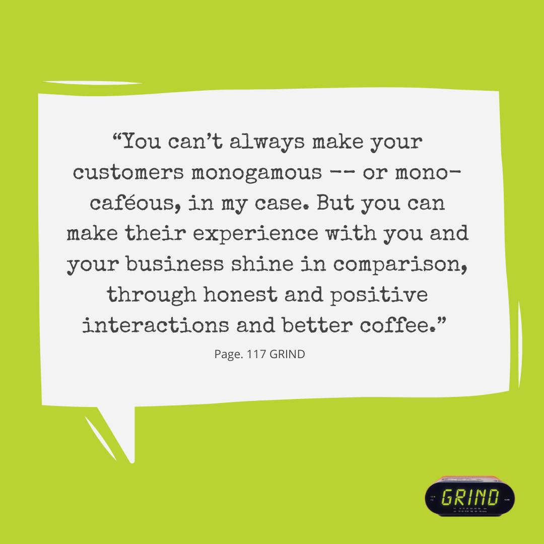 MikeJMcFall's tweet photo. Are your customers monogamous? If not, why? #GRIND 

Pg. 117 GRIND
https://t.co/GUP0F6N5A2 https://t.co/S8e0aUjRNL