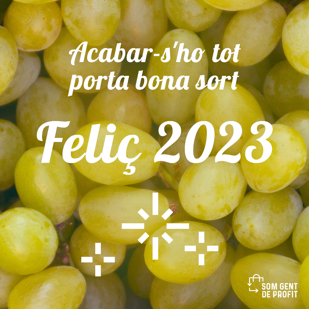 Com diu la tradició de Cap d'Any, acabar-s'ho tot, porta bona sort. Així doncs, nosaltres ens sumem a aquest propòsit i no deixarem ni una engruna. I vosaltres, ja teniu els 12 grans de raïm preparats? 🎉😍