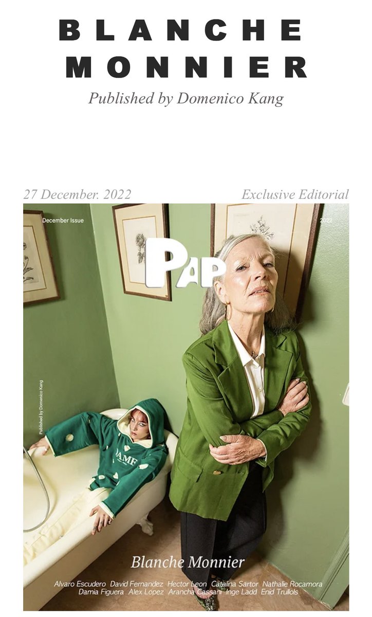 whiteydad_'s tweet image. Last editorial out! 

Co-Styled w ma son @le000000n  🫡👘 Blanche Monnier as an exclusive editorial for Pap Magazine 

pap-magazine.com/blanche-monnier