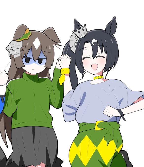 すごい偶然なんですけどクラちゃんの中の人つながりの絵を描いていました。 