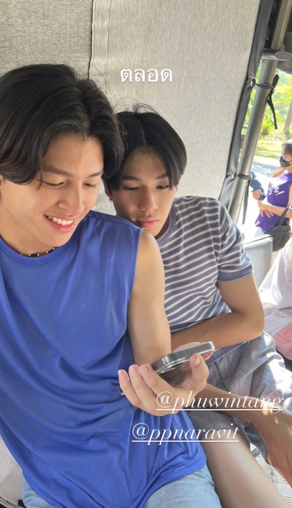 naravitaminz's tweet photo. another episode of pond spoiling baby phuwin, nlmg behind the scene edition♡

"he's normally calm and quite but sometimes wants to play with me. i always let him do whatever makes him happy" —pond about phuwin.

#ปอนด์ภูวินทร์ #PondPhuwin #ppnaravit #phuwintang https://t.co/VKWZotUQAX