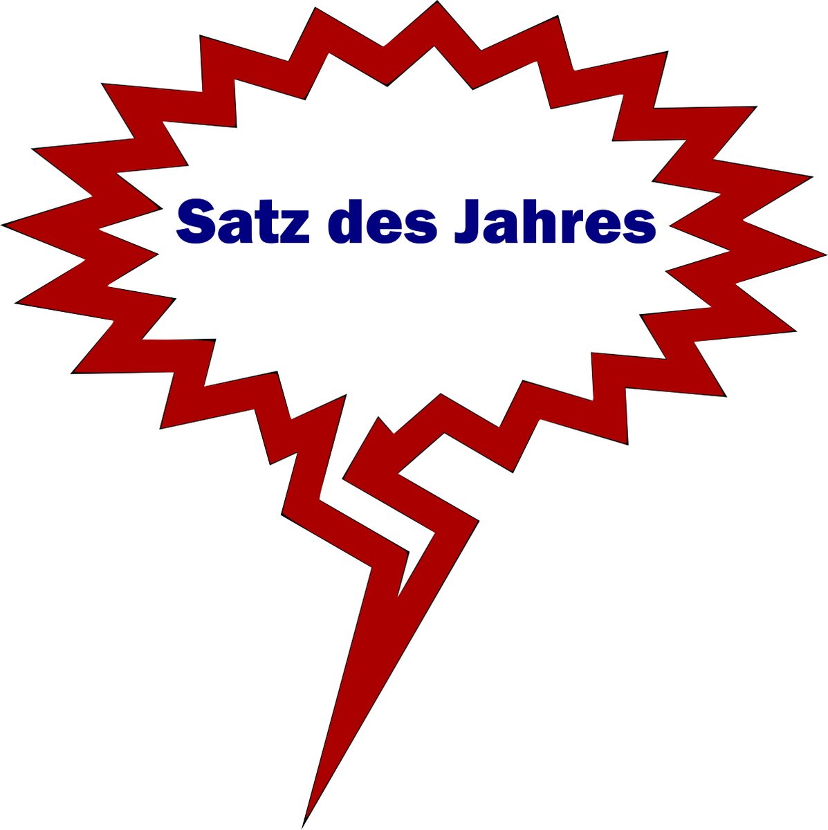 Jetzt mitmachen - noch bis zum 31. Dezember können Vorschläge für den Satz des Jahres 2022 eingereicht werden. 
satzdesjahres.de 
#SdJ22 #SatzdesJahres