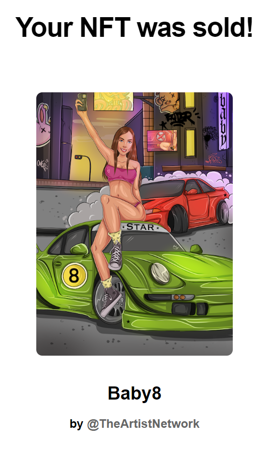 mybubbleai's tweet photo. #babytesladrop &amp; Baby 8 SOLD @Ann_Sawyer_S 

#truemagic

Miss Sawyer bid won by @true_magic baby 8 is back in action she knows her body like her temple , her art is beautiful and she dropped #BabyChakra check this NFT AI poster super #DOPE 👇🔥🖤💯 👇
https://t.co/vv4MuJhgJ9 https://t.co/ZX8gc7JX7H