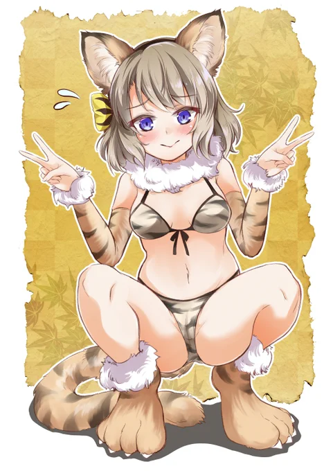 今年の年賀絵どんなのだっけかなと思って確認したら虎ビキニでM字開脚ダブルピースしてる始末なので言うほど謹んでなかったわ…リアルに送りつけられた友人達もさぞリアクションに困っただろうな 