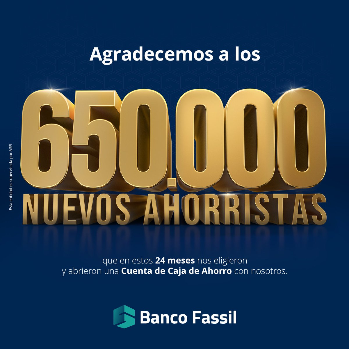 ¡Gracias por confiarnos tus sueños!
 
Estamos orgullosos, porque cada vez generamos más oportunidades para las familias bolivianas a través de la inclusión social y financiera. 
 
#BancoFassil 
#DondeEstánLasOportunidades
