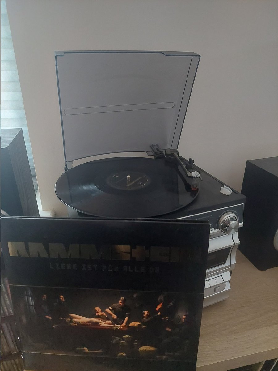 Danomaseilth's tweet photo. Rammstein - Liebe ist für alle da. They never miss. Really like the slower stuff on here, Frühling in Paris and Roter Sand, think his voice suits really suits it #LockdownPlaylist https://t.co/Qfx7IvyuIa