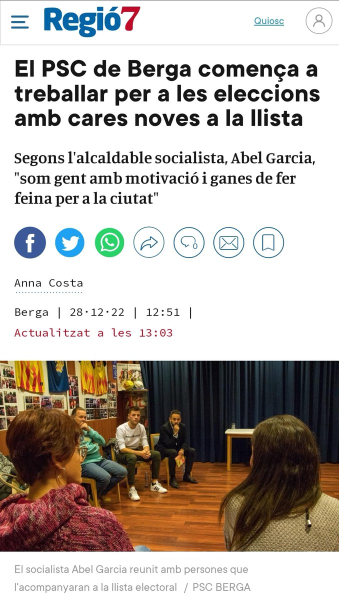 💪 Entre totes i tots treballarem per la ciutat que mereixem. Cada cop som més per fer-ho realitat.

👦🏻 <a href="/abelgama77/">Abel García Marín</a>  : "Som un grup de treball cohesionat amb motivació i moltes ganes de fer feina per Berga. L'etapa de la CUP al capdavant de l'Ajuntament de Berga s'ha d'acabar."