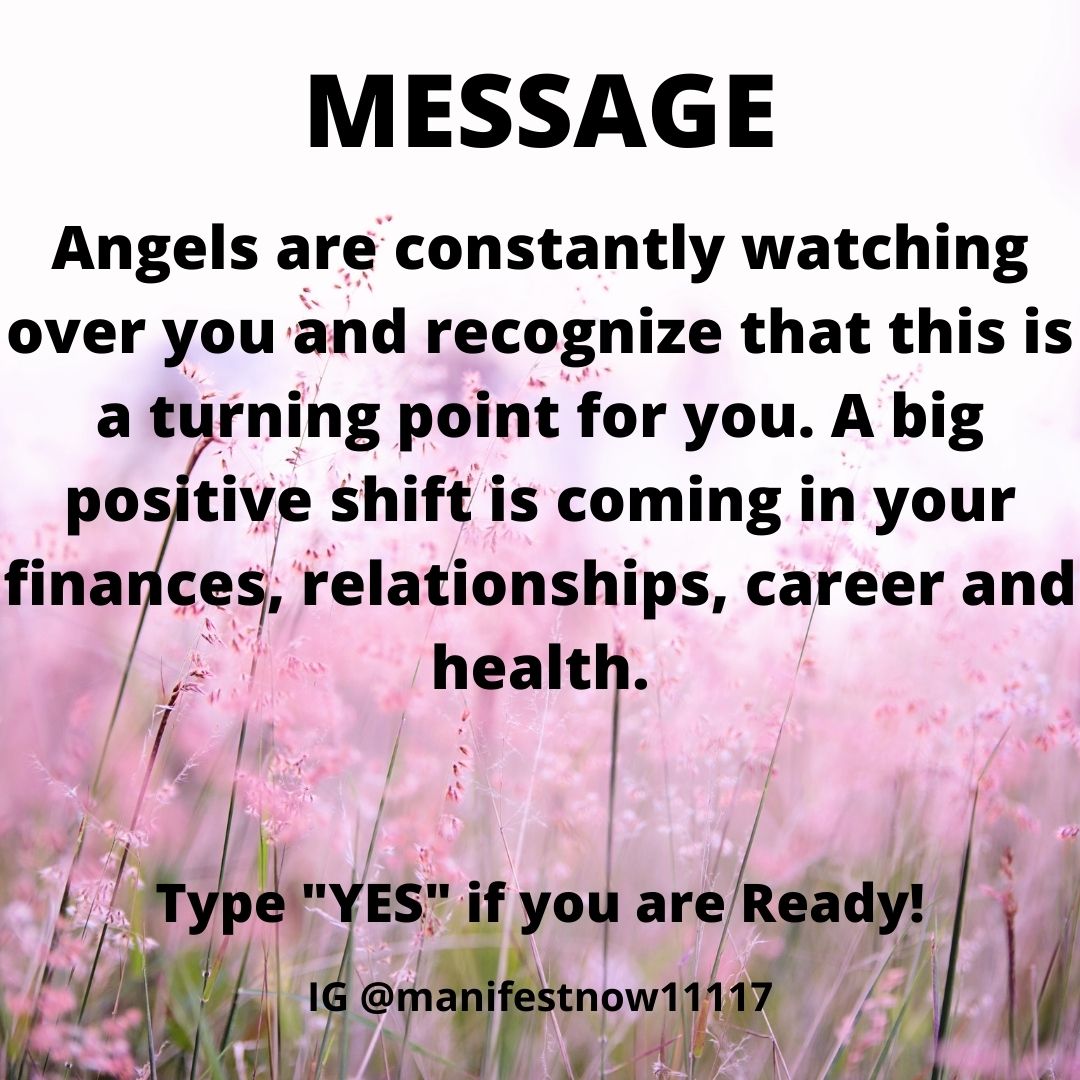 manifestnow1111's tweet image. You Have 1 New Message From Your Guardian Angel!😇