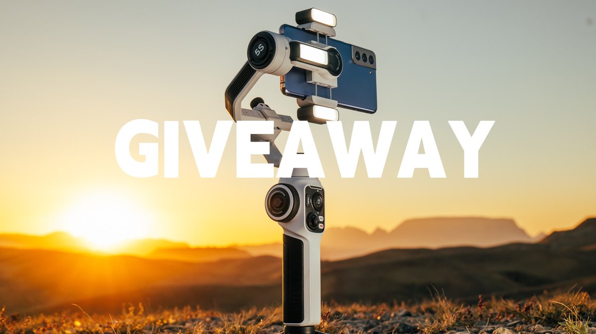 1000 followers✅We reach this goal thanks to you guys' great support! 

As promise, we are going to #giveaway a smartphone gimbal #SMOOTH5S, quote and tell us what you want to film if you have this gimbal. We will select the favorite answer as the winner. 

Happy holidays!