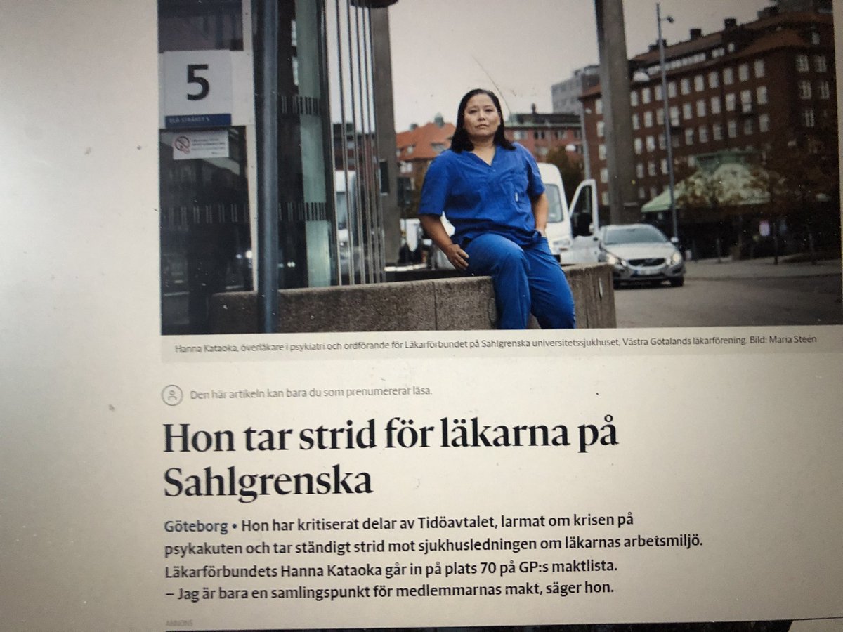 Janette Olsson (@nettan_35) on Twitter photo Ni följer väl <a href="/KataokaHanna/">Hanna Kataoka</a> från SU, facklig för Läkarförbundet! En stark och viktig röst! Och på maktlistan i Gbg! Ni följer väl <a href="/KataokaHanna/">Hanna Kataoka</a> från SU, facklig för Läkarförbundet! En stark och viktig röst! Och på maktlistan i Gbg!
