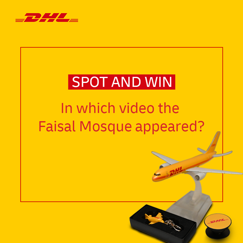 Get a chance to win DHL Branded plane, keychain, and phone holder by answering a simple question.

All you have to do is:
1. Watch all the videos.
2. Comment down your answer.
3. Tag your friend.
Here you go!

Wait for the announcement on our page.

#DHLExpressPakistan #Giveaway