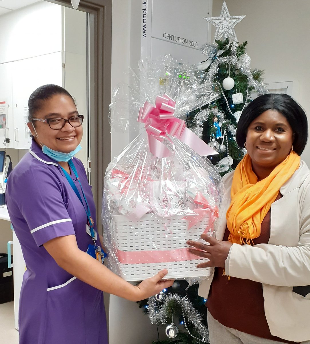Congratulations to Genevieve Aidoo from the WXH Pharmacy Department! 🥳🥳She won an awesome Baby Girl Hamper from the Neonatal Unit..🧸 @WhippsCrossHosp
