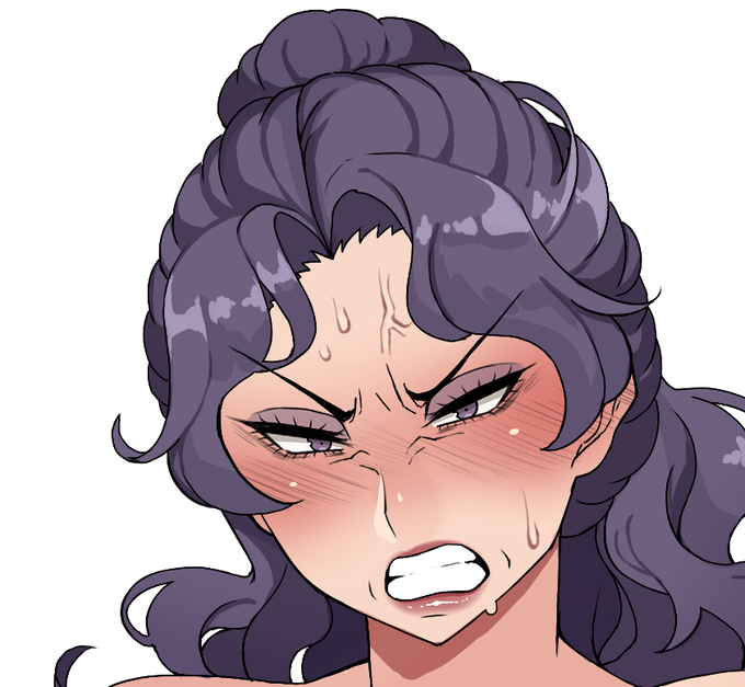 熟女キャラでも口許のシワをがっつり描くのは勇気がいる 