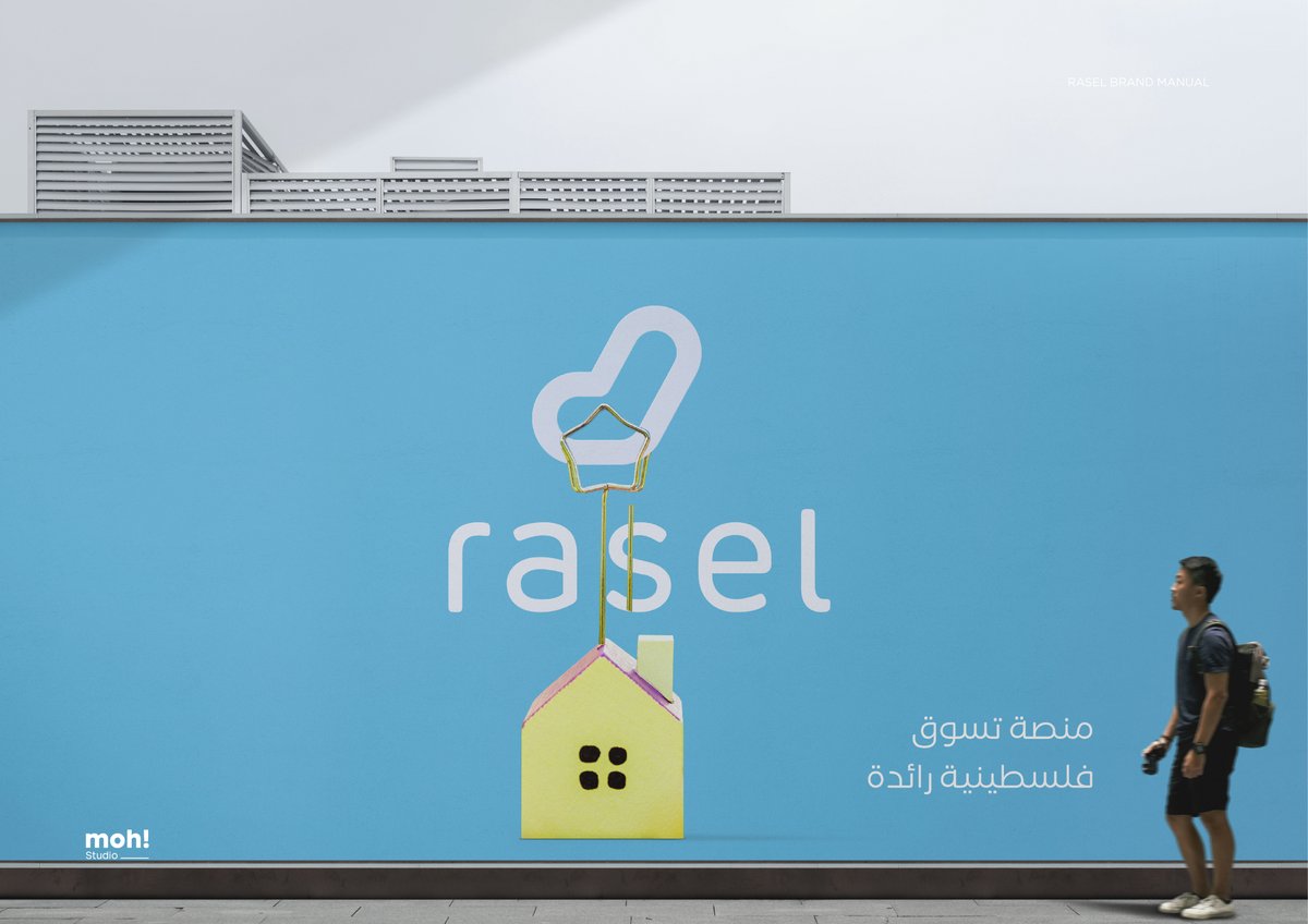 mohyede's tweet photo. من اعمالنا السابقة في mohi studio 
العلامة التجارية والهوية البصرية لمنصة راسل https://t.co/HsJqupUgL2