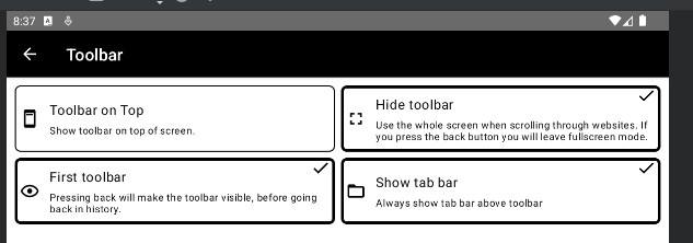 einkbro's tweet photo. v9.16.0 is released with re-designed Setting pages. https://t.co/DhBc20SwO5