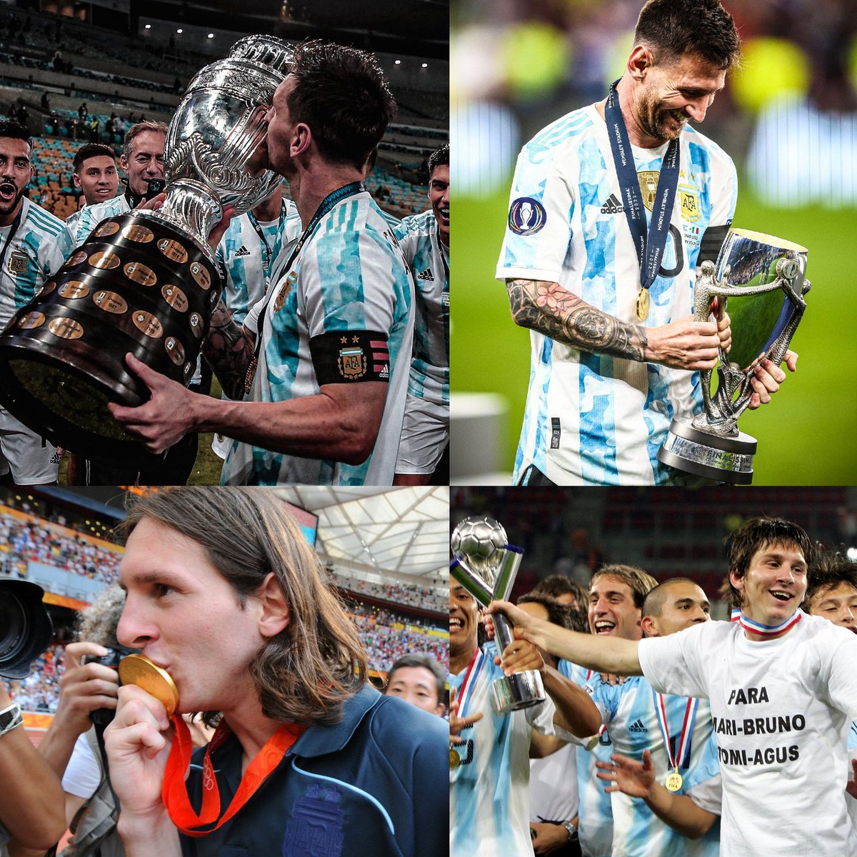 BarcaWorldwide's tweet photo. 🇦🇷🗣️ Lionel Messi (2018): “I don’t want to be the best in history, I just want to win with my teammates. I want to play with and for my compatriots.” https://t.co/UEjgiYFl3n