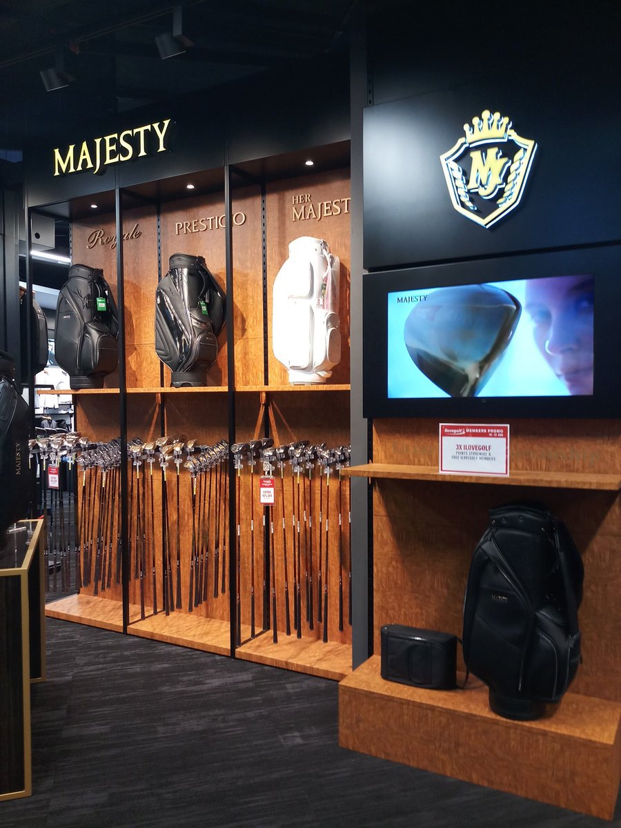 mstgolf's tweet photo. Premium and Luxury, it has to be MAJESTY!
#MajestyGolf #PremiumGolf #LuxuryGolf #MSTGolf #TropicanaGardensMall https://t.co/ctlOUDOoi8