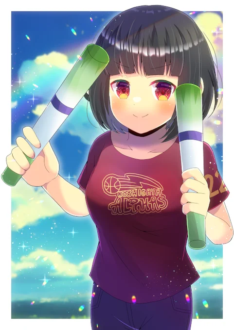 skebにて描かせて頂きました!リクエスト有難うございますネギばんばん良いですよね  #Skeb #Commission 