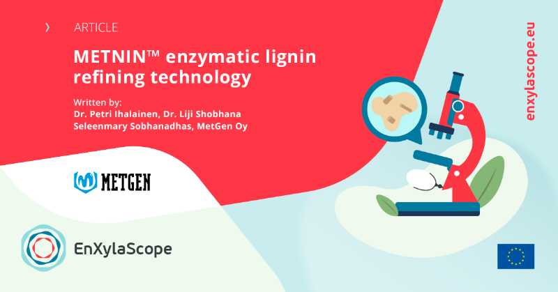 enxylascope's tweet photo. #MetGen has developed a breakthrough lignin valorization technology - METNIN™. 🧪
In @enxylascope, #MetGen will provide METNIN™ phenolics for the grafting of phenolic groups and fatty acid to xylan.
🔗 All about it at https://t.co/PiezxoM3ik
@CORDIS_EU