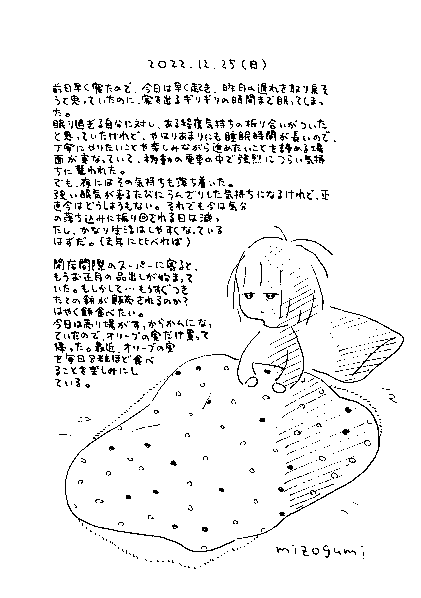 12/25の絵日記 