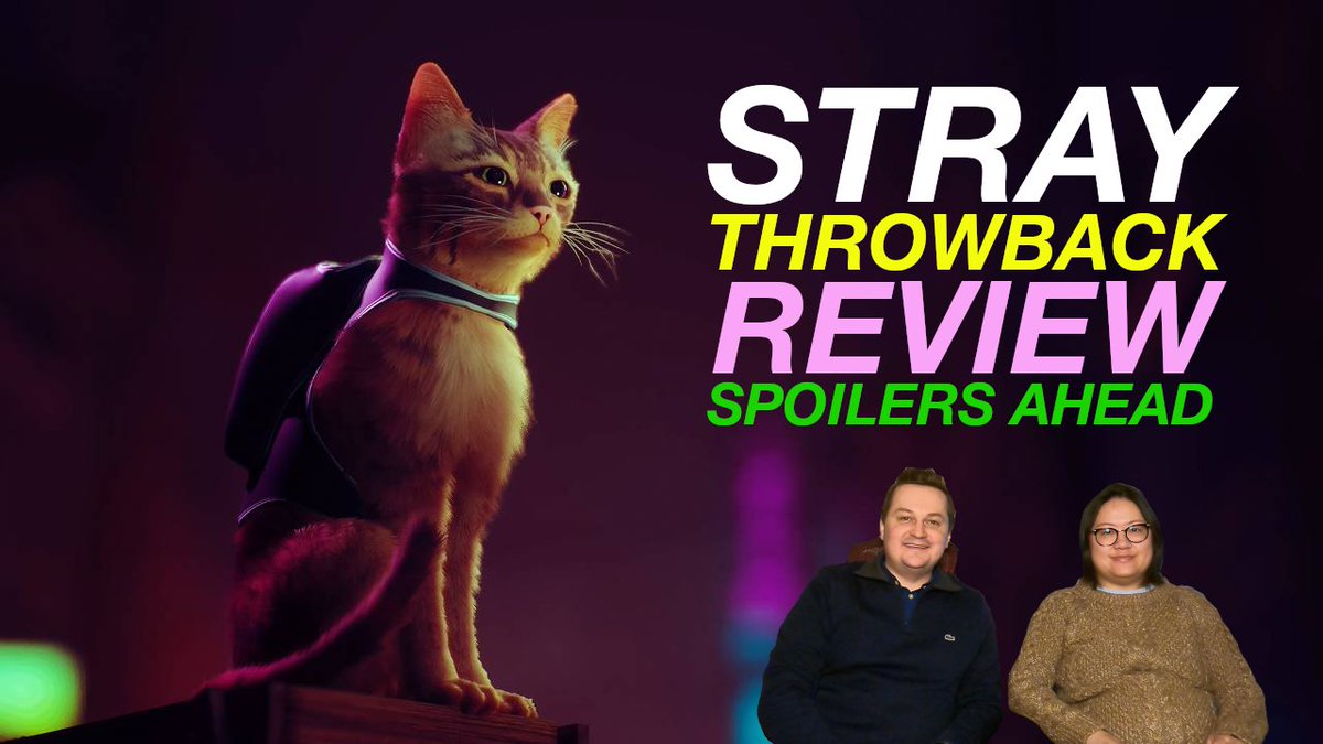 Happy Wednesday! 🤓 Yajing and I have a new video up on the channel where we take a look at a very unique game called Stray. Join us as we go on an epic dystopian cat adventure. 😎 
youtu.be/8i8KrWnqaTI

#Stray #gaming #review #throwback #ps5 #newvideo #cat