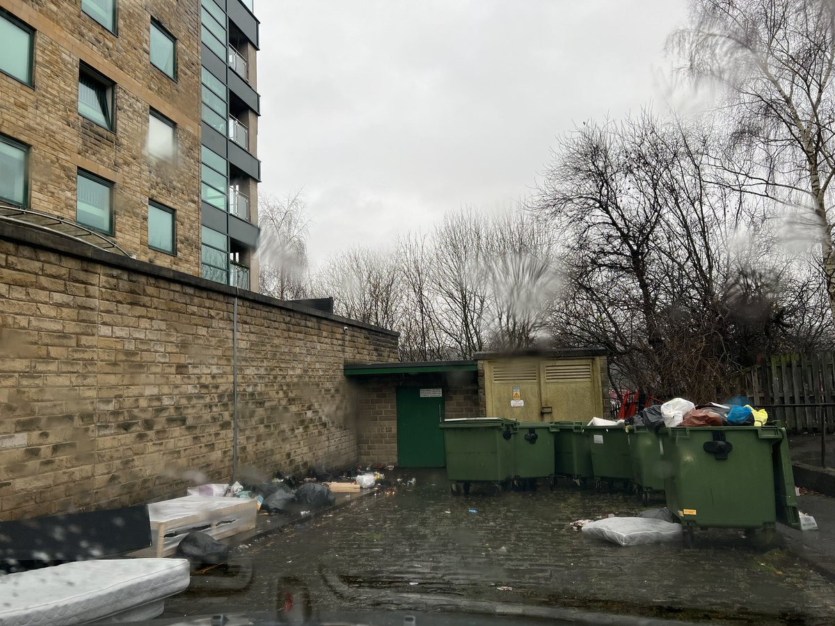 Hi <a href="/qureshi_nasim/">Nasim Qureshi</a> I have reported this fly tipping to Bradford Council it’s on Stone Street and in your car park next to Guardian House Please can you also alert the council as this is a regular occurrence and a blight on the area Thanks
