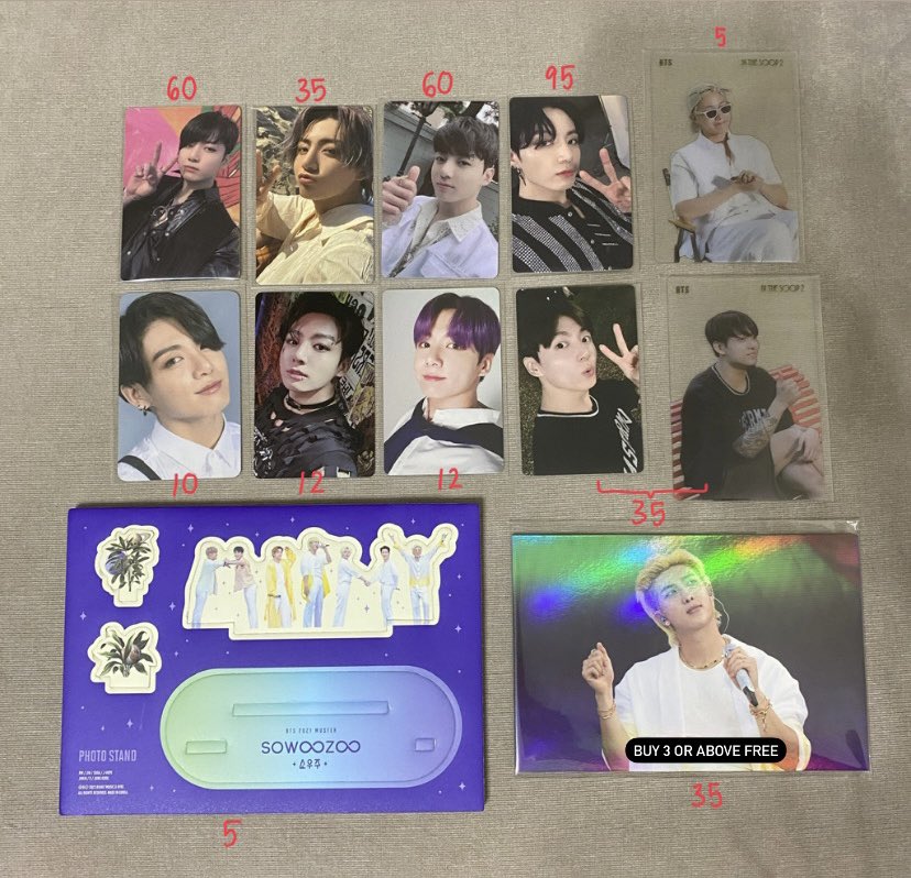 purpleside__'s tweet photo. WTS BTS Offcial Photocard 

price stated in pic 
condition: 9/10 

RM8 WM//RM16 EM 
#pasarbts #pasarBTSMY @BTSMarketMY https://t.co/kHT76fHC1h