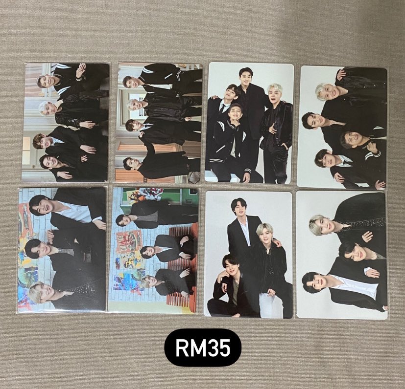purpleside__'s tweet photo. WTS BTS Offcial Photocard 

price stated in pic 
condition: 9/10 

RM8 WM//RM16 EM 
#pasarbts #pasarBTSMY @BTSMarketMY https://t.co/kHT76fHC1h