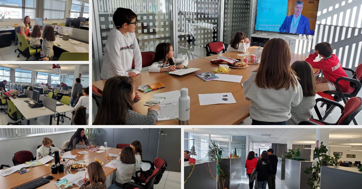 [PERSONAS] Hoy hemos recibido a nuestras familias en el Día de #PuertasAbiertas de Spyro. Una ocasión ideal para conocer a nuestros compañeros y nuestros #valores y #filosofía.🙋‍♂️Muy satisfechos de poder disfrutar de momentos así con nuestro #equipo ¡Gracias a todos por venir!💚