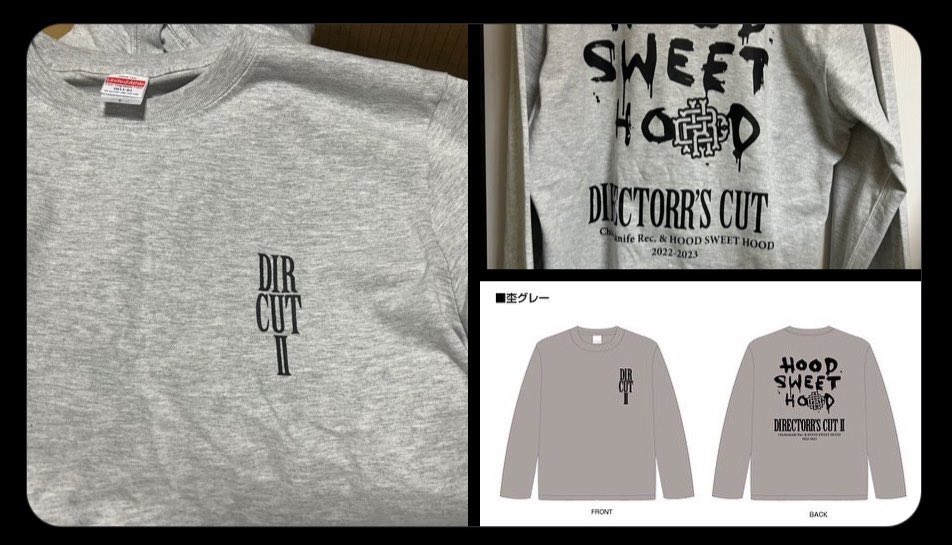 mosaic404mhz's tweet photo. 【感謝祭】
フォロー&amp;RTで抽選1名様に
DIRECTORR'S CUTⅡロンTセット（グレーL）プレゼント！
しかし！これだけでは心許ない！過去音源の詰め合わせもつけたろ！
さらに！テックナインにも協力を要請！mabuyaaaを召喚！
これでどうだ！よろしくお願いします！
当たればこれ全部総取りです！
1/1 24時迄 https://t.co/VMJLXK39od