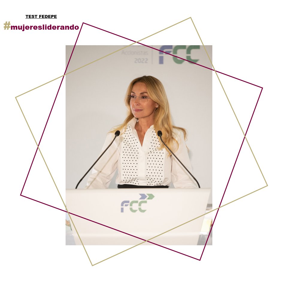 MujeresFedepe's tweet photo. 🗣️«Las brechas de género continúan siendo una lamentable realidad en nuestra sociedad» , Esther Alcocer, presidenta @FCC_Group contesta nuestro último #TestFEDEPE del año
#MujeresLiderando #IgualdadDeGeneron #empresa #MujeresQueMuevenElMundo
https://t.co/zQfYfJOyal https://t.co/nXGkNdEqS1