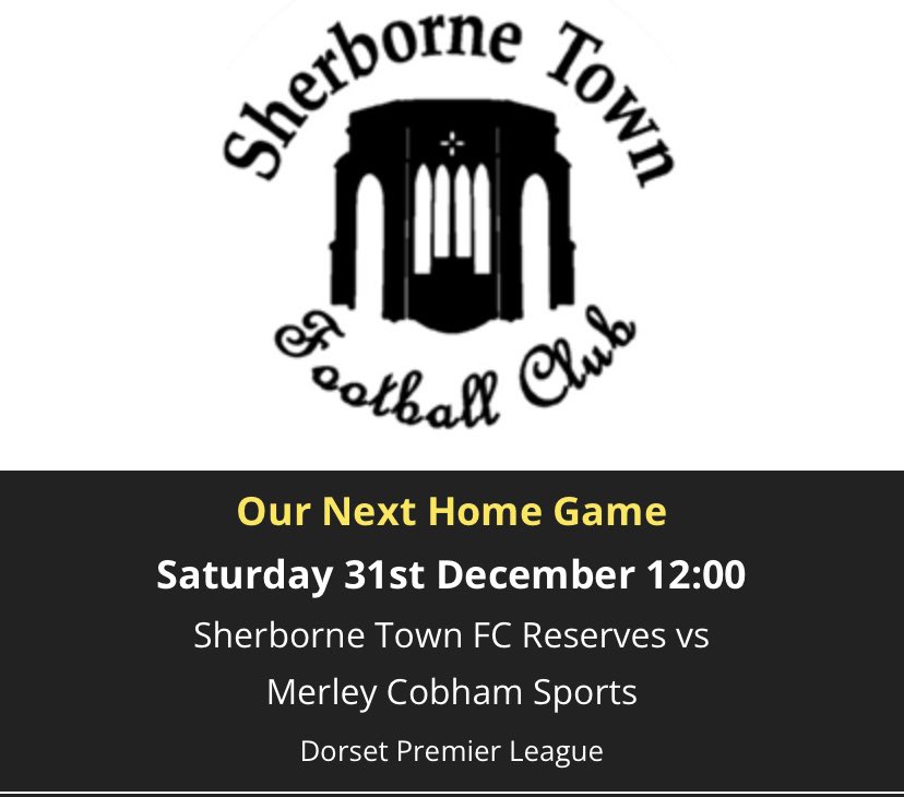 Get your #Zebra fix this Saturday as the reserves host @MerleyCobham in last action for the club in 2022. Kick off is 12pm with the bar/gates open from 11am #COYZ #DorsetFootball #Dorset <a href="/DPL_official/">Dorset Premier Football League</a> <a href="/swsportsnews/">South West Sports News</a> <a href="/Abbey_104/">Abbey104</a> <a href="/sherbornetimes/">Sherborne Times</a> <a href="/NonLeagueCrowd/">Non League Crowds</a>