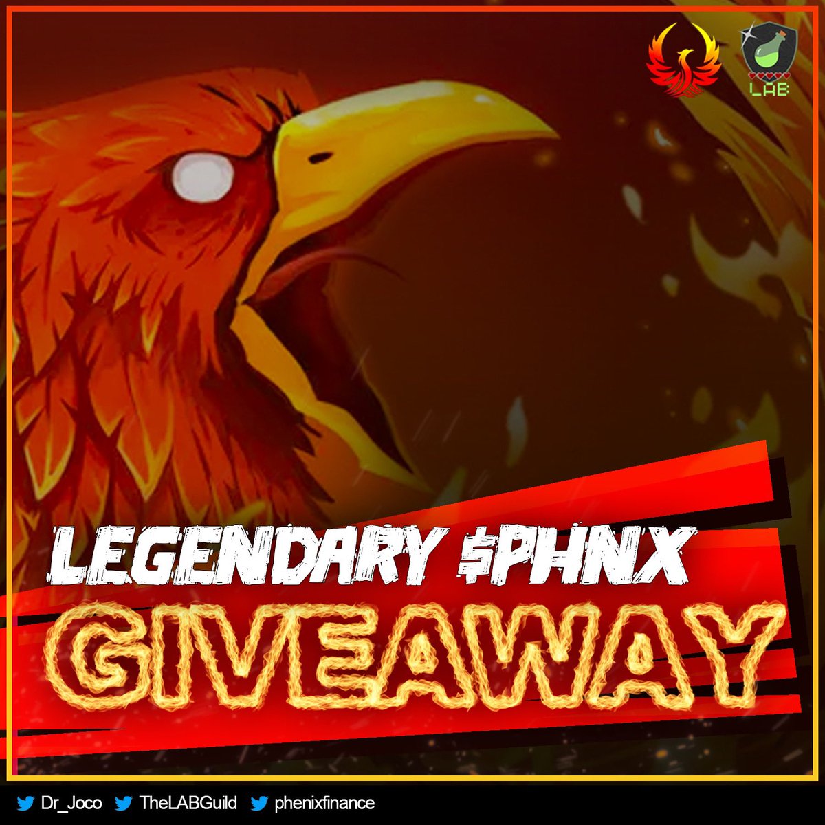 Congratulations @phenixfinance for trending on <a href="/DEXToolsApp/">DEXTools</a>!! 

Time for a celebratory #Giveaway

1000 $PHNX for one lucky winner

How to qualify:
🔥follow <a href="/Dr_Joco/">joco</a> @phenixfinance <a href="/TheLABGuild/">Lab Gaming Guild</a> 
🔥 like and retweet
🔥 tag 3 friends
🔥 72 hours