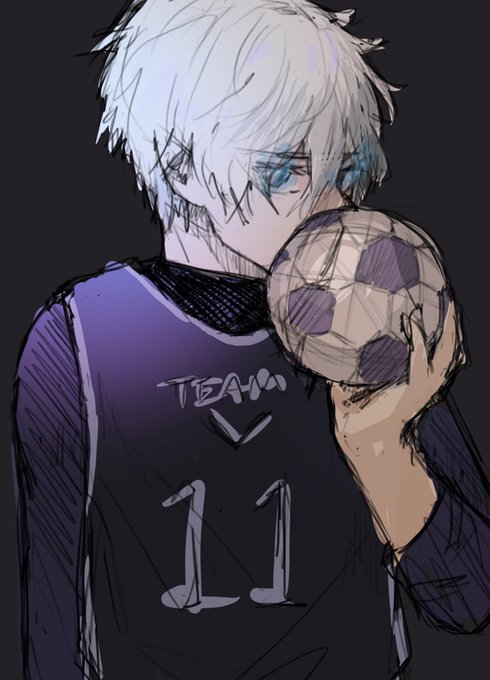 頑張って描く 