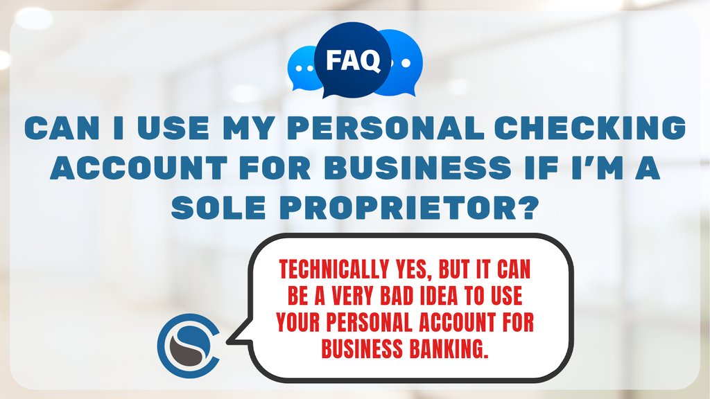 It can be very tempting in the early days of a new business to just run all cash through your personal checking account. It’s not a smart move, however. Here’s what you need to know about business checking vs personal checking 👉utm.io/ue8jx

#businesschecking