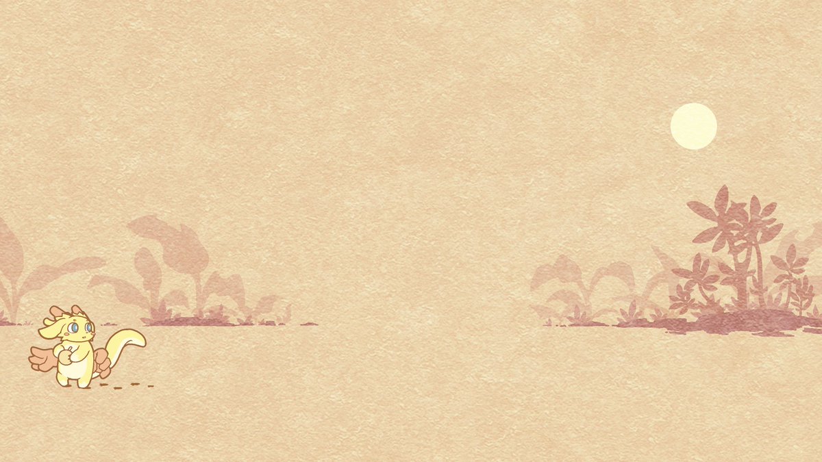 SAN_SETU's tweet photo. ずっと描こう、描こう、って思ってたけどいつの間にか忘れちゃうループにはまっていた「オンライン会議用壁紙」を描いたぞ🌴

描く場合は↓を意識するとよさげ。
①おZoom、おTeamsの背景画像サイズは「1920*1080px (16:9)」で共通。②真ん中に人(自分)のカオが表示される前提で配置や色みを考える。 https://t.co/ffTElg0dnx