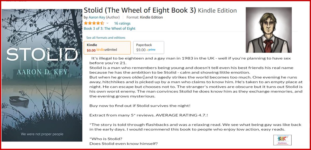 Visit Aaron D. Key at his website and Amazon page you'll find his entertaining and enlightening books 
  
aarondkey.com   
amzn.to/3SMlGhl 
#AuthorUpROAR #MasterBlaster <a href="/aarondkey/">Aaron David Key📚🌈</a>