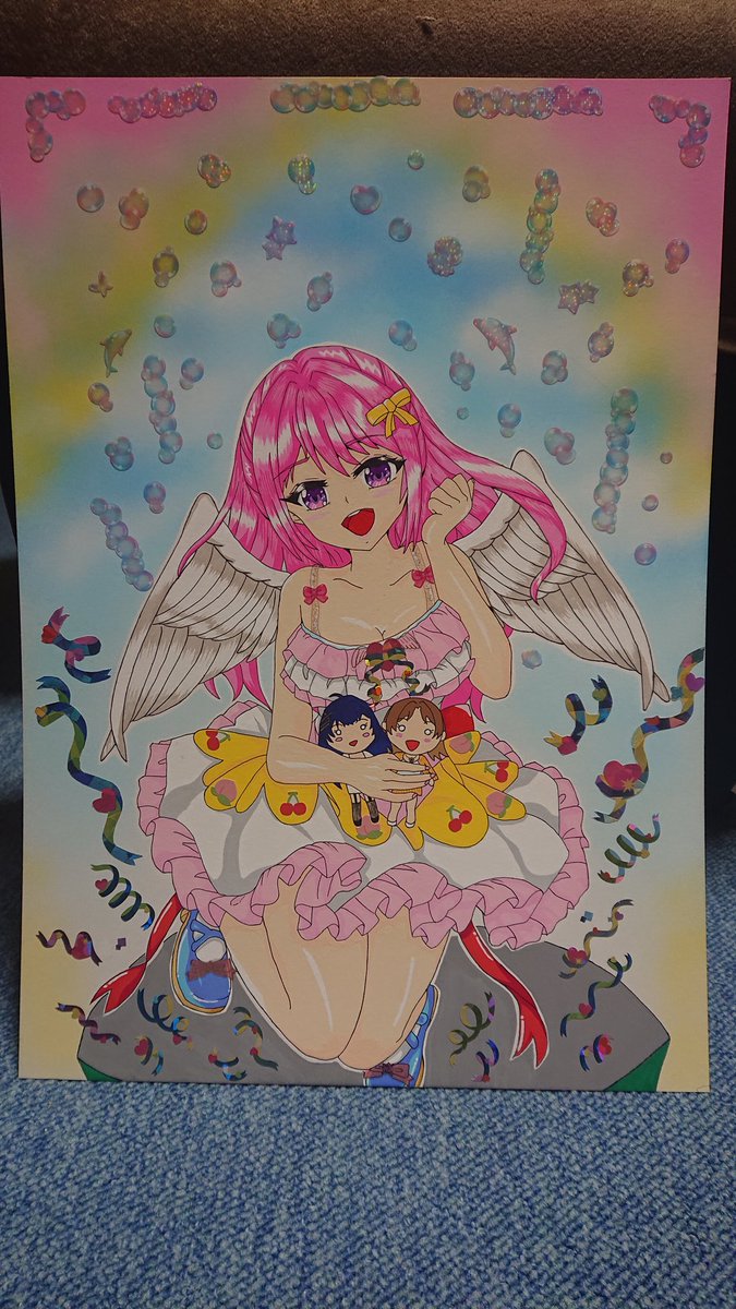 midorisakuya's tweet photo. PPPリスナーになり1年10ヵ月今年も終わりなので22年FAスィーツFAまとめましたん😆PPP合同同人誌依頼のたまえり将軍、デビュー記念コロンちゃん、デビュー記念てまりちゃん、2周年記念たまえりプラモ
 #たまえりの糧 #玉城えりな #河合コロン    #穂香てまり #てまりつめんず https://t.co/uj4PtQwW1G