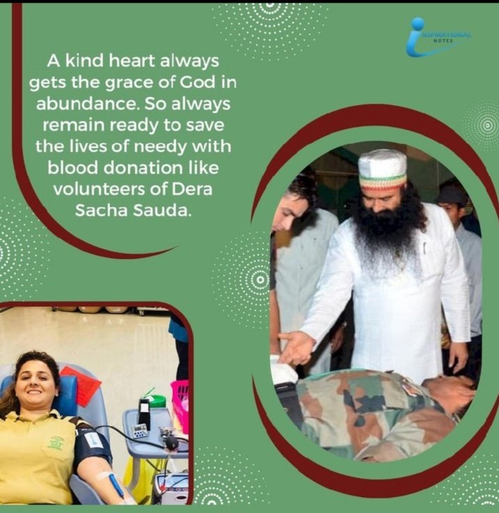 Preeti9997's tweet photo. Your one step can save anyone's life. Under the pious guidance of saint dr. @Gurmeetramrahim singh ji Insan,#DSS held many #blooddonation camps.
#BloodDonation
#BeALifeSaver
#RealLifeHeroes
#TrueBloodPump
#DonateBloodSaveLives
#ServingHumanity
#DeraSachaSauda
#stdrmsg https://t.co/UvkaoEtcyI