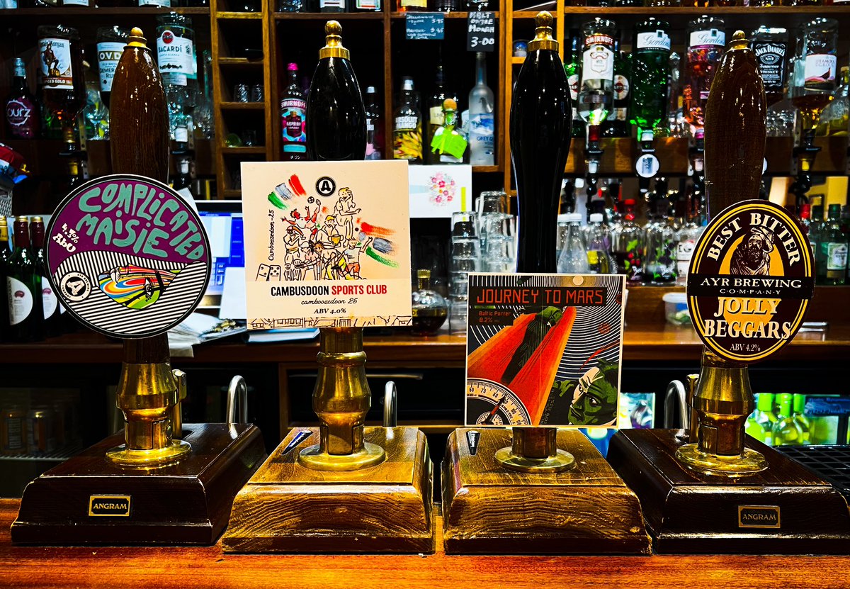 Journey to Mars, our Baltic Porter at 8.2%, is on at the Glenpark Hotel today. Only 2 casks, so not sure how long it will last!