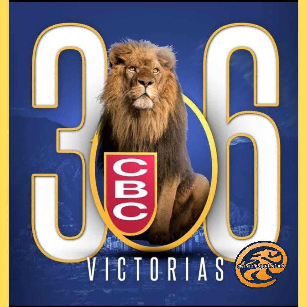 caraquistas's tweet photo. 36 Triunfos!!!!!! #LVBP #Leones https://t.co/zrP9YARmNT