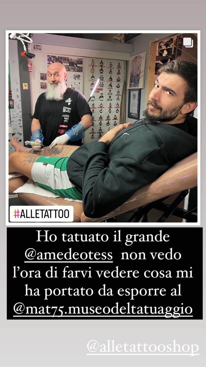 AlleTattoo's tweet photo. Oggi ho #tatuato #tessitori #basket https://t.co/sbpl2Au4Gc