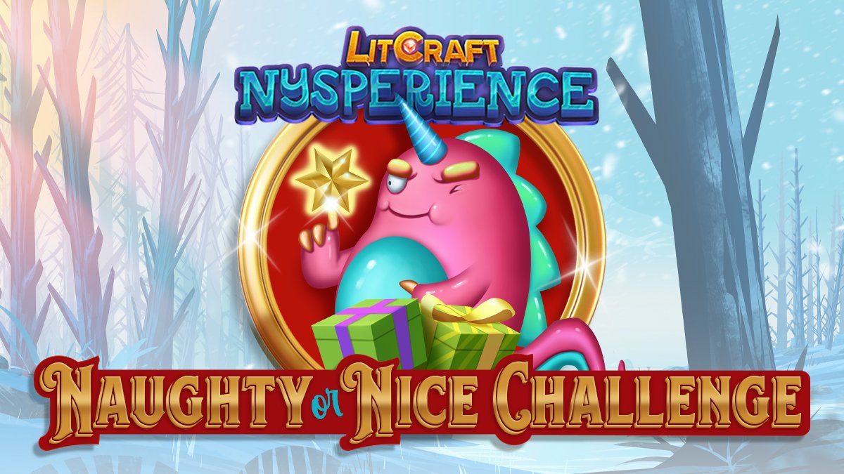 The only thing Ghii loves more than opening presents, is being a LitPet that can help you earn passive Heptal revenue in #LitCraftNysperience! Play our daily Naughty or Nice Challenge in Dec for a chance to win $500 or rare NFTs! #LitChallenge

Enter here: litcraft.com/contest