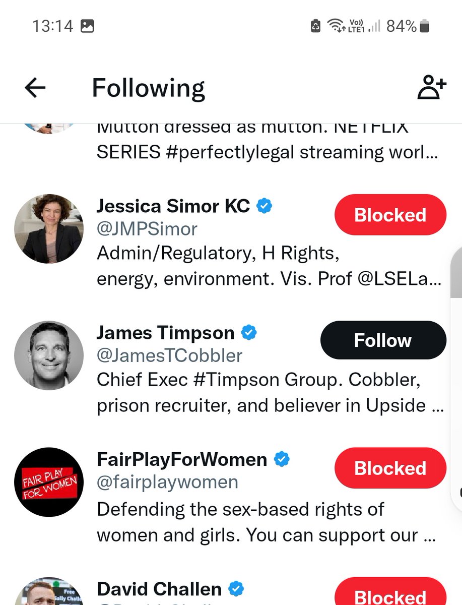 Transphobe Blocklist tweet media