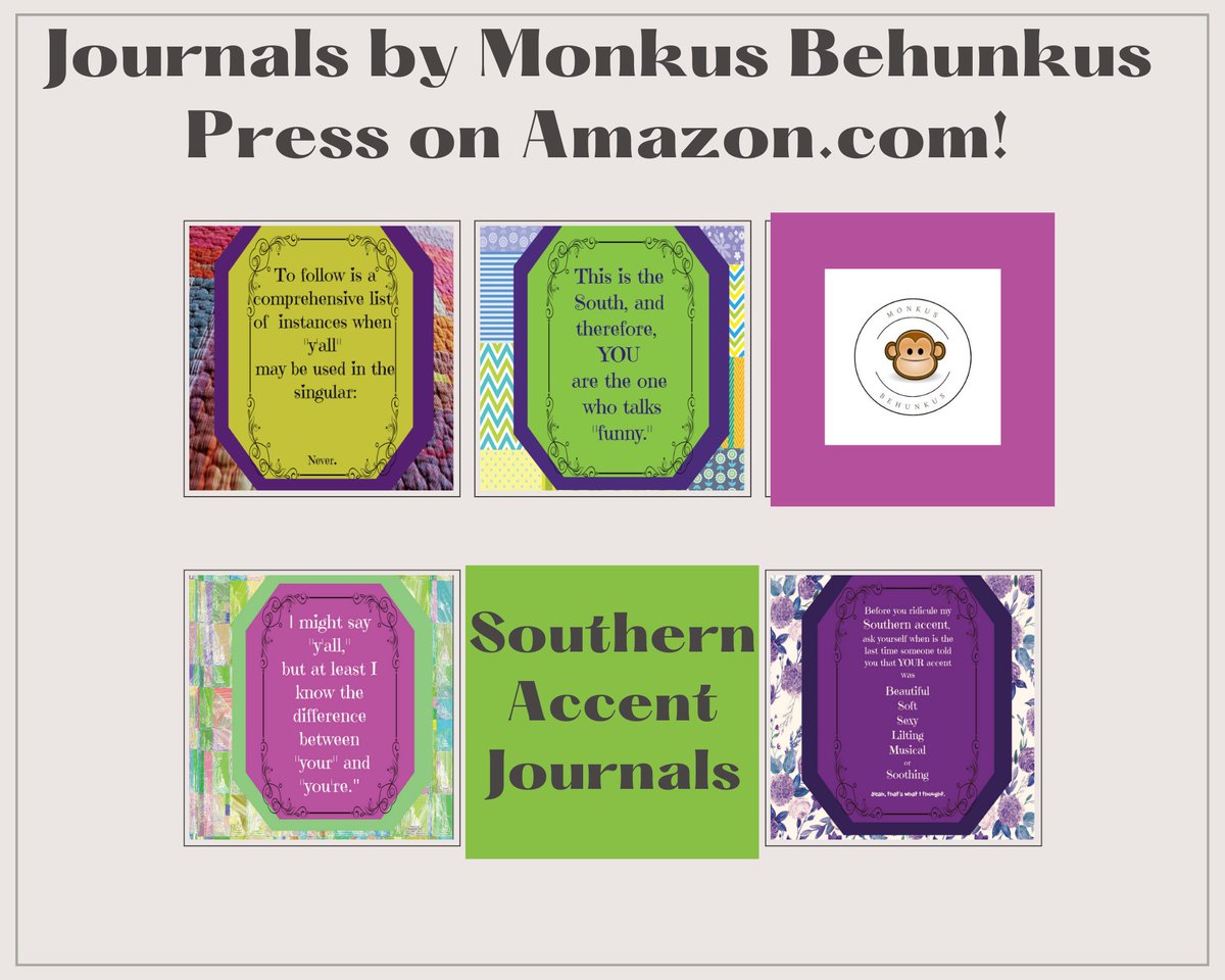 SouthernLitFic's tweet photo. OK my Southern peeps...if you are SO DONE with being poked at about your beautiful accent, check out my journals! Link to author page to find all: https://t.co/jHMoz6D3r0
#southernwriters #southernhospitality #WritingCommunity  #amwriting https://t.co/qI0XylmHqZ