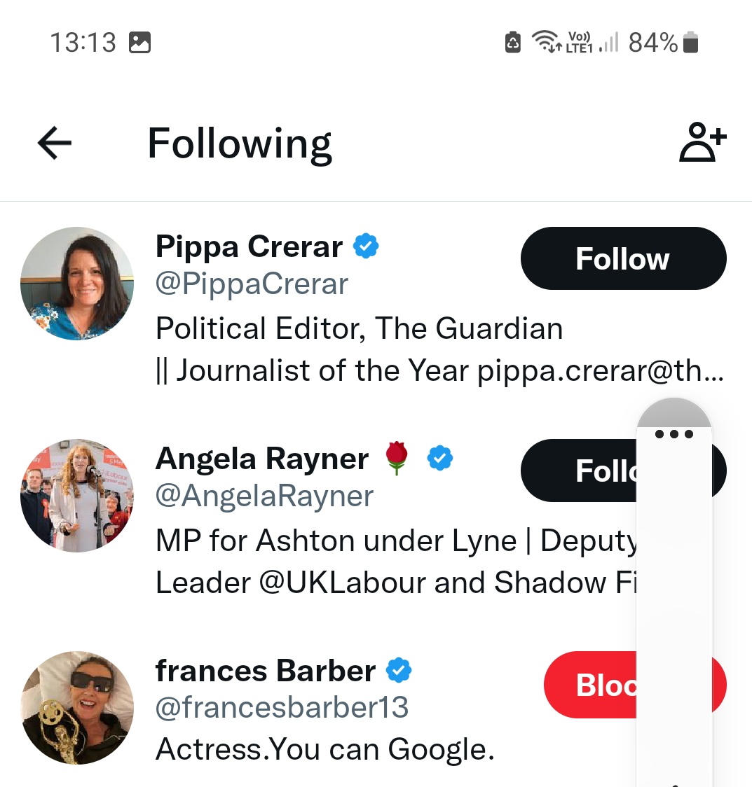 Transphobe Blocklist tweet media