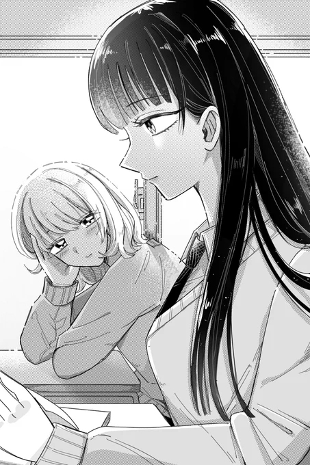 こっち向かないかな~
#創作百合 