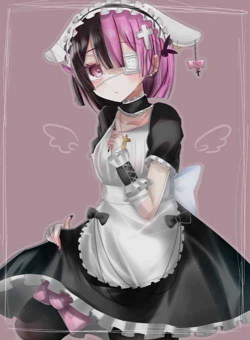 ……(ファンアートです) #イラスト 