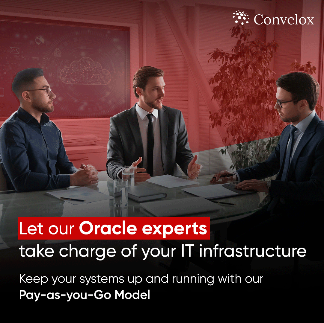 conveloxcloud's tweet image. New technology means new problems. But worry not! #Convelox has got the #Oracle experts that you need.

Widen your resource base and grow big with our Pay-as-you-Go Model: convelox.com/managed-servic… 

#ConveloxForCloud #OracleCloud #ManagedServices #MSP #ManagedITServices #SaaS