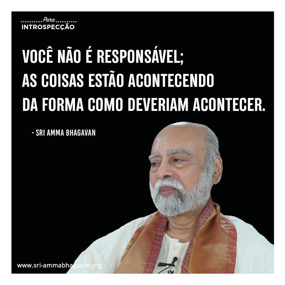 OnenessGam's tweet photo. Para introspecção ~ Sri Amma Bhagavan
.
.
.
#responsavel #alegria #unidade #amor #crescimento #responsabilidade #espiritualidsde #sriammabhagavan #onenessgambrasil #deeksha #kalki https://t.co/9Rzck6KcYv